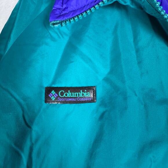 Vintage 1990s Columbia Mens’s Sportswear Reversible Puffer Jacket Retro XL - Picture 7 of 14